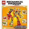 818 98009 non  4 SỰ KẾT HỢP CỦA CHIẾN BINH KHỦNG LONG BẰNG THÉP TỔNG bộ đồ chơi xếp lắp ráp ghép mô hình Mechanical Dinosaur Người Máy Khủng Long 730 khối