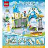 QS08 20054 non  LÂU ĐÀI CÔNG CHÚA bộ đồ chơi xếp lắp ráp ghép mô hình Frozen FNOEER II Nữ Hoàng Băng Giá 581 khối