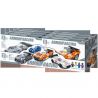 ZHEGAO QL0714 0714 QL0715 0715 QL0716 0716 QL0717 0717 non  4 MÔ HÌNH bộ đồ chơi xếp lắp ráp ghép mô hình Armour Racing Đua Xe Vũ Trang 619 khối