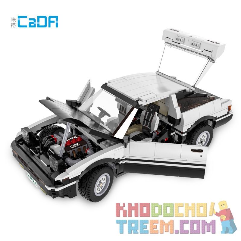 CADA C61019 61019 C61024 61024 non  BAN ĐẦU D FUJIWARA TOFU SHOP TOYOTA AE86 DRIFT RACING tỷ lệ 1:12 bộ đồ chơi xếp lắp ráp ghép mô hình  AE96 TRUENO Kỹ Thuật Công Nghệ Cao Mô Hình Phương Tiện 1234 khối