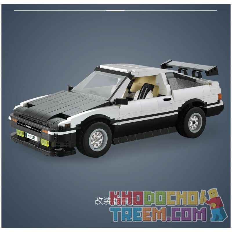 CADA C61019 61019 C61024 61024 non  BAN ĐẦU D FUJIWARA TOFU SHOP TOYOTA AE86 DRIFT RACING tỷ lệ 1:12 bộ đồ chơi xếp lắp ráp ghép mô hình  AE96 TRUENO Kỹ Thuật Công Nghệ Cao Mô Hình Phương Tiện 1234 khối