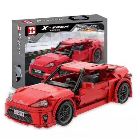 HAPPY BUILD YC-QC002 QC002 YCQC002 non  TOYOTA 86 XE ĐẦU KÉO ỦY QUYỀN CHÍNH HÃNG bộ đồ chơi xếp lắp ráp ghép mô hình  TOYOTA GT86 Kỹ Thuật Công Nghệ Cao Mô Hình Phương Tiện 534 khối