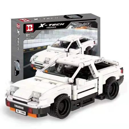 HAPPY BUILD YC-QC001 QC001 YCQC001 non  TOYOTA AE86 XE ĐẦU KÉO ỦY QUYỀN CHÍNH HÃNG bộ đồ chơi xếp lắp ráp ghép mô hình  Kỹ Thuật Công Nghệ Cao Mô Hình Phương Tiện 588 khối