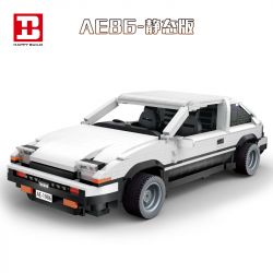 HAPPY BUILD YC-QC003 QC003 YCQC003 non  TOYOTA AE86 ỦY QUYỀN CHÍNH HÃNG CỦA bộ đồ chơi xếp lắp ráp ghép mô hình Creator Sáng Tạo 1550 khối