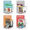 SEMBO 601038 601039 601040 601041 non  SIÊU THỊ CỬA HÀNG TIỆN LỢI 4 LOẠI bộ đồ chơi xếp lắp ráp ghép mô hình 523 khối