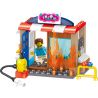 ZHEGAO QL0217 0217 non  CỨU HỎA QUÁN CÀ PHÊ 4 KIỂU bộ đồ chơi xếp lắp ráp ghép mô hình City Hero Anh Hùng Trong Thành Phố 479 khối