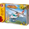 ZHEGAO QL0217 0217 non  CỨU HỎA QUÁN CÀ PHÊ 4 KIỂU bộ đồ chơi xếp lắp ráp ghép mô hình City Hero Anh Hùng Trong Thành Phố 479 khối