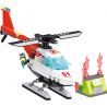 ZHEGAO QL0217 0217 non  CỨU HỎA QUÁN CÀ PHÊ 4 KIỂU bộ đồ chơi xếp lắp ráp ghép mô hình City Hero Anh Hùng Trong Thành Phố 479 khối