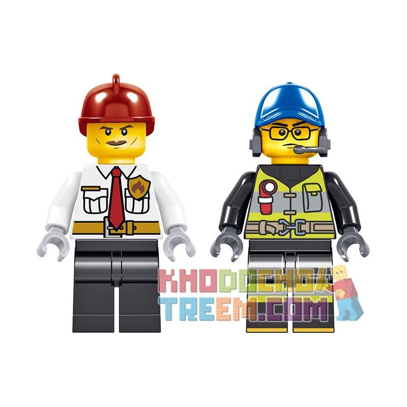 ZHEGAO QL0218 0218 non  TRỰC THĂNG CỨU HỘ HỎA bộ đồ chơi xếp lắp ráp ghép mô hình City Hero Anh Hùng Trong Thành Phố 252 khối