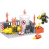 ZHEGAO QL0216 0216 non  MÁY KHOAN PHÒNG CHÁY CHỮA 4 MẪU bộ đồ chơi xếp lắp ráp ghép mô hình City Hero Anh Hùng Trong Thành Phố 335 khối