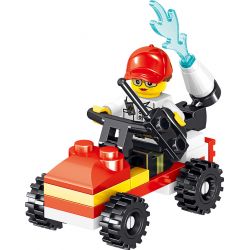 ZHEGAO QL0215 0215 non  8 NGƯỜI TIÊN PHONG LỬA bộ đồ chơi xếp lắp ráp ghép mô hình City Hero Anh Hùng Trong Thành Phố