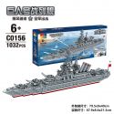 WOMA C0156 0156 non Lego TÀU CHIẾN KHỔNG LỒ bộ đồ chơi xếp lắp ráp ghép mô hình Battle Ship 1032 khối