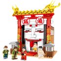 SEMBO 605103 non Lego SÚP TIỀN bộ đồ chơi xếp lắp ráp ghép mô hình Chinatown Khu Phố Tàu 690 khối
