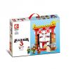 SEMBO 605103 non  SÚP TIỀN bộ đồ chơi xếp lắp ráp ghép mô hình Chinatown Khu Phố Tàu 690 khối