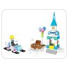 ZHEGAO QL2217 2217 non  VƯƠNG QUỐC BĂNG VÀ TUYẾT bộ đồ chơi xếp lắp ráp ghép mô hình Frozen ICELAND COLORS Nữ Hoàng Băng Giá 463 khối