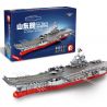 SEMBO 202001 non  QUÂN ĐỘI GIẢI PHÓNG NHÂN DÂN TRUNG QUỐC TÀU SÂN BAY SƠN ĐÔNG bộ đồ chơi xếp lắp ráp ghép mô hình Creator PLA.NAVY SHANDONG Sáng Tạo 3010 khối