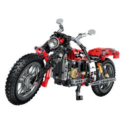 ZHEGAO QL0412 0412 non  HARLEY MOTORCYCLE. bộ đồ chơi xếp lắp ráp ghép mô hình  Kỹ Thuật Công Nghệ Cao Mô Hình Phương Tiện 400 khối