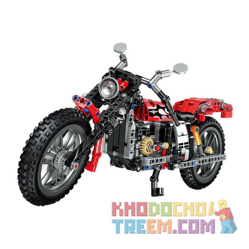 ZHEGAO QL0412 0412 non Lego HARLEY MOTORCYCLE. bộ đồ chơi xếp lắp ráp ghép mô hình Technic Kỹ Thuật Công Nghệ Cao Mô Hình Phương Tiện 400 khối