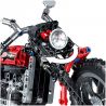 ZHEGAO QL0412 0412 non  HARLEY MOTORCYCLE. bộ đồ chơi xếp lắp ráp ghép mô hình  Kỹ Thuật Công Nghệ Cao Mô Hình Phương Tiện 400 khối