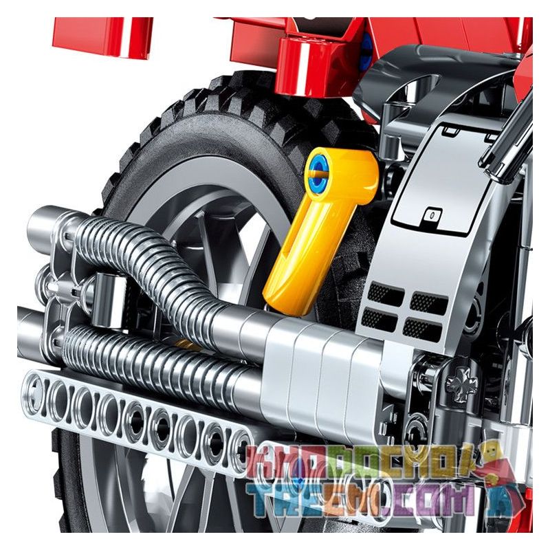 ZHEGAO QL0412 0412 non  HARLEY MOTORCYCLE. bộ đồ chơi xếp lắp ráp ghép mô hình  Kỹ Thuật Công Nghệ Cao Mô Hình Phương Tiện 400 khối