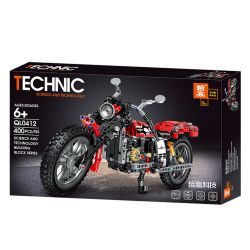 ZHEGAO QL0412 0412 non  HARLEY MOTORCYCLE. bộ đồ chơi xếp lắp ráp ghép mô hình  Kỹ Thuật Công Nghệ Cao Mô Hình Phương Tiện 400 khối