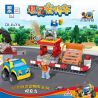 ZHEGAO QL1626 1626 QL1627 1627 QL1628 1628 QL1629 1629 QL1630 1630 non  MẠCH BỐN TRONG MỘT bộ đồ chơi xếp lắp ráp ghép mô hình Smart Pet Car Xe Thú Cưng Thông Minh 212 khối