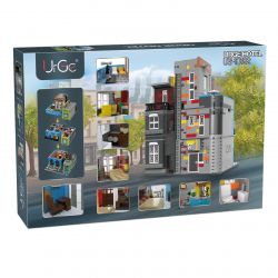 LIN07 00956 URGE UG-10182 10182 UG10182 non  KHÁCH SẠN Ở CUBA bộ đồ chơi xếp lắp ráp ghép mô hình Creator HOTEL Sáng Tạo 4143 khối