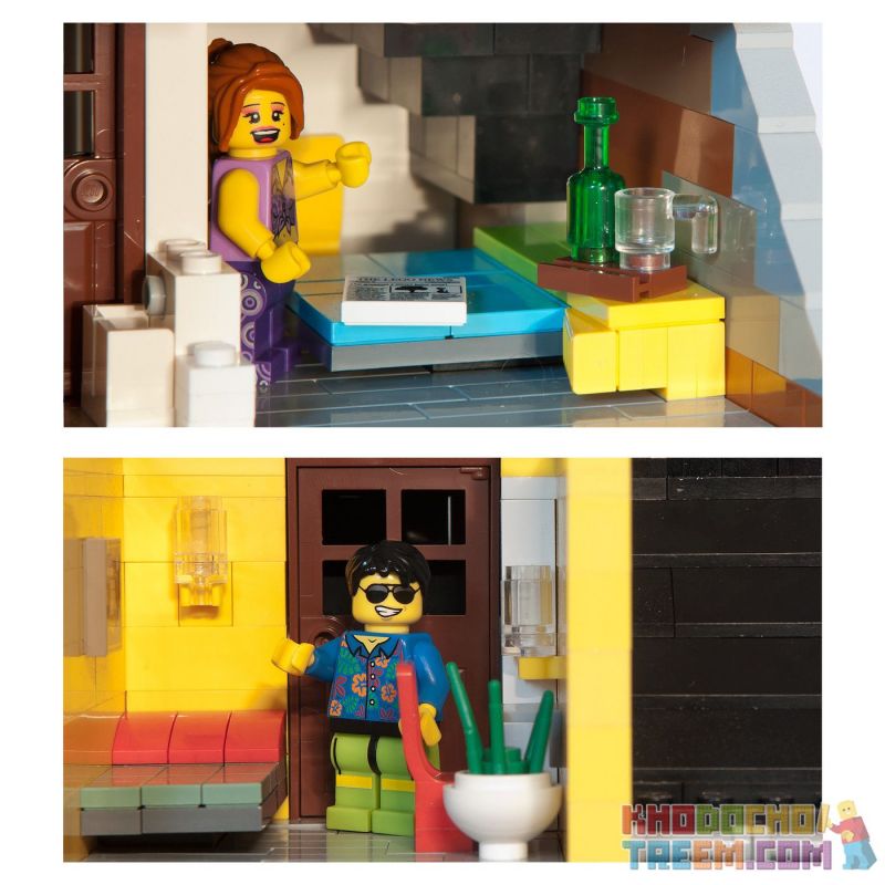 URGE 10181 REBRICKABLE MOC-7286 7286 MOC7286 SHENZHEN RAEL ENTERTAINMENT 10004 ZHEGAO 00959 non  CỬA HÀNG XE ĐẠP SÁNG TẠO bộ đồ chơi xếp lắp ráp ghép mô hình Creator BIKE SHOP 3668 khối