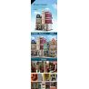 SHENZHEN RAEL ENTERTAINMENT 10005 non  CỬA HÀNG GIÀY TRẺ EM bộ đồ chơi xếp lắp ráp ghép mô hình Creator BOOTBLACK STREET Sáng Tạo 4087 khối