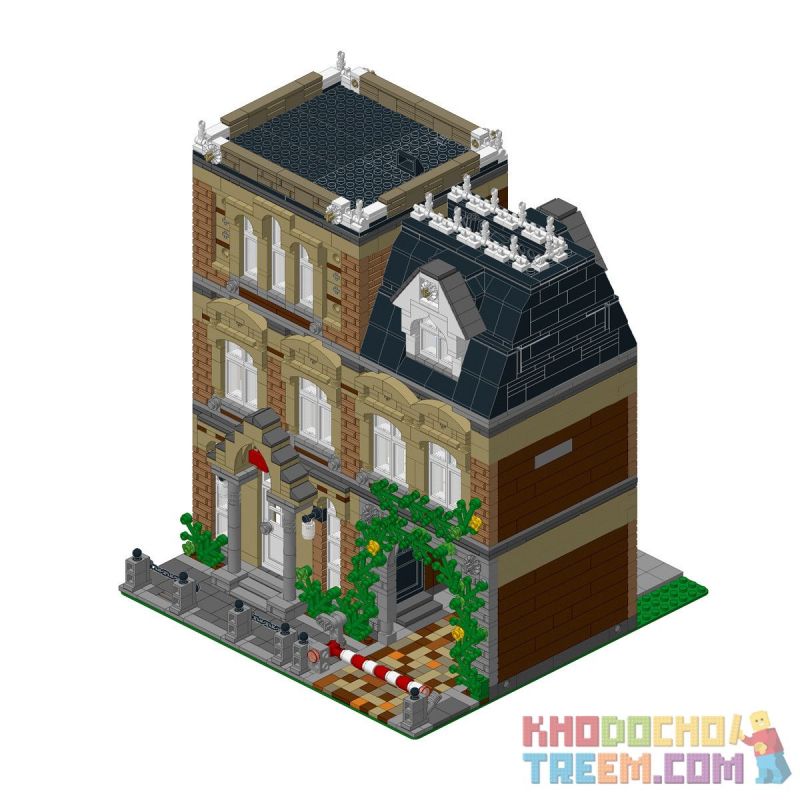 SHENZHEN RAEL ENTERTAINMENT 10007 non  BỆNH VIỆN THỊ TRẤN bộ đồ chơi xếp lắp ráp ghép mô hình Creator TOWN HOSPITAL Sáng Tạo 3036 khối