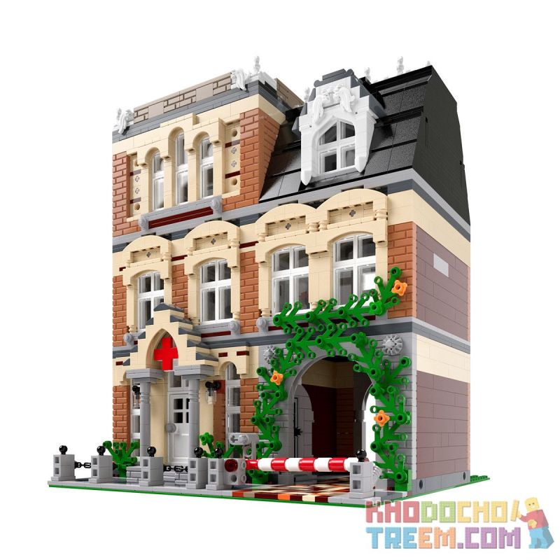 SHENZHEN RAEL ENTERTAINMENT 10007 non  BỆNH VIỆN THỊ TRẤN bộ đồ chơi xếp lắp ráp ghép mô hình Creator TOWN HOSPITAL Sáng Tạo 3036 khối