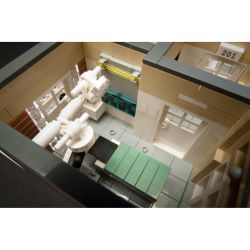 SHENZHEN RAEL ENTERTAINMENT 10007 non  BỆNH VIỆN THỊ TRẤN bộ đồ chơi xếp lắp ráp ghép mô hình Creator TOWN HOSPITAL Sáng Tạo 3036 khối