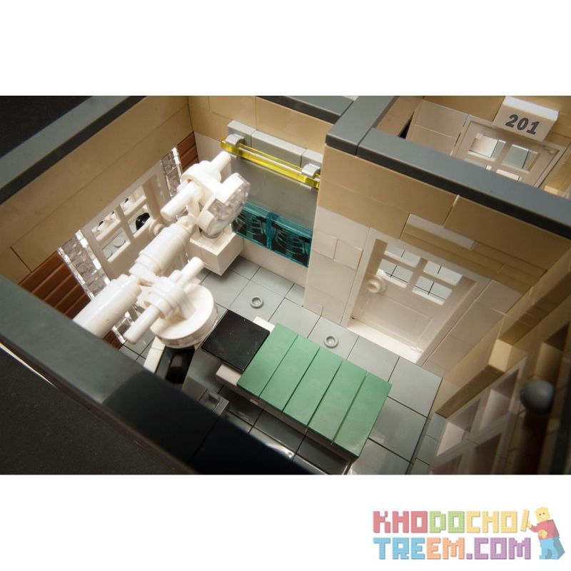 SHENZHEN RAEL ENTERTAINMENT 10007 non  BỆNH VIỆN THỊ TRẤN bộ đồ chơi xếp lắp ráp ghép mô hình Creator TOWN HOSPITAL Sáng Tạo 3036 khối