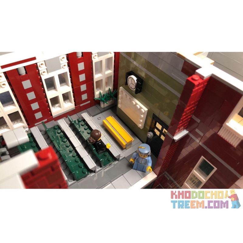 JIESTAR 89123 SHENZHEN RAEL ENTERTAINMENT 10008 non  TRƯỜNG ĐẠI HỌC bộ đồ chơi xếp lắp ráp ghép mô hình Creator THE UNIVERSITY Sáng Tạo 6146 khối