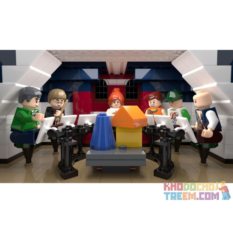 JIESTAR 89123 SHENZHEN RAEL ENTERTAINMENT 10008 non  TRƯỜNG ĐẠI HỌC bộ đồ chơi xếp lắp ráp ghép mô hình Creator THE UNIVERSITY Sáng Tạo 6146 khối