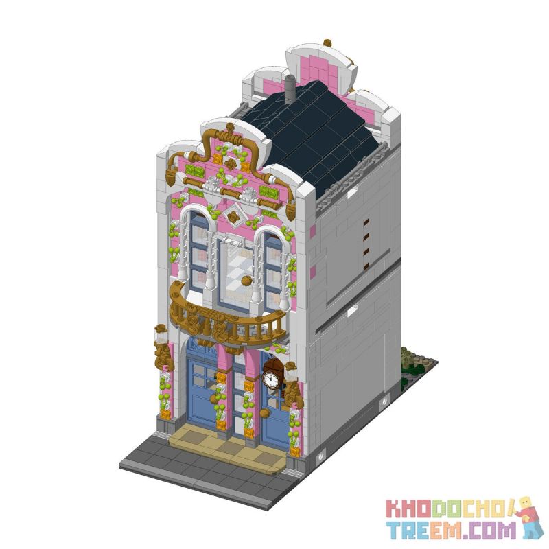 SHENZHEN RAEL ENTERTAINMENT 10006 10010 non  CỬA HÀNG ĐỒNG HỒ CỦA THỢ SỬA CHỮA bộ đồ chơi xếp lắp ráp ghép mô hình Creator WATCHMAKER'S HOUSE Sáng Tạo 1900 khối