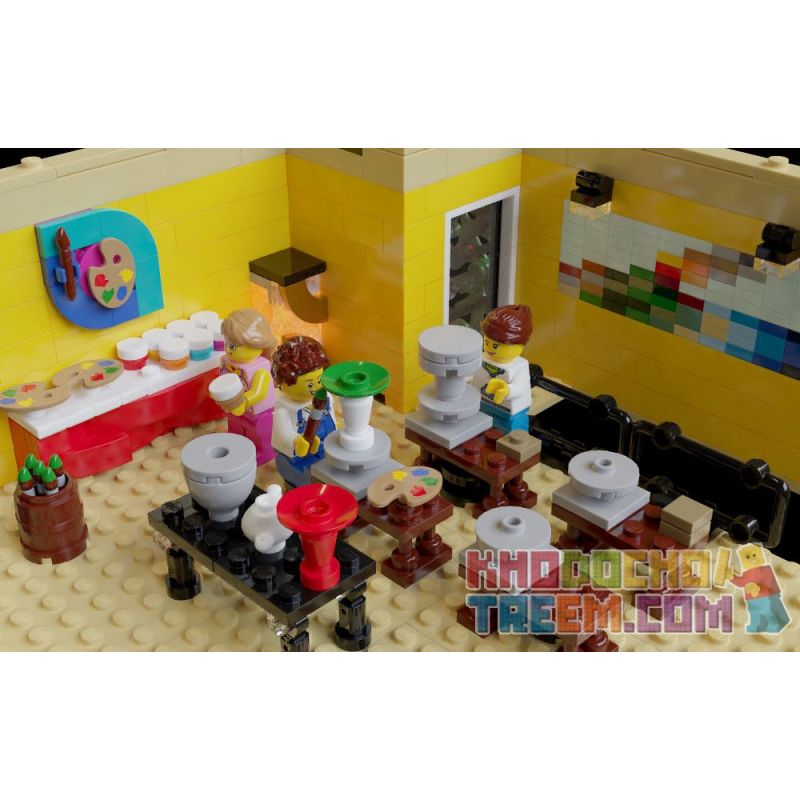 JIESTAR 89111 MouldKing 16010 Mould King 16010 REBRICKABLE MOC-17366 17366 MOC17366 ZHEGAO DZ6023 6023 non  GÓC BƯU ĐIỆN bộ đồ chơi xếp lắp ráp ghép mô hình Creator CORNER POST OFFICE Sáng Tạo 4342 khối