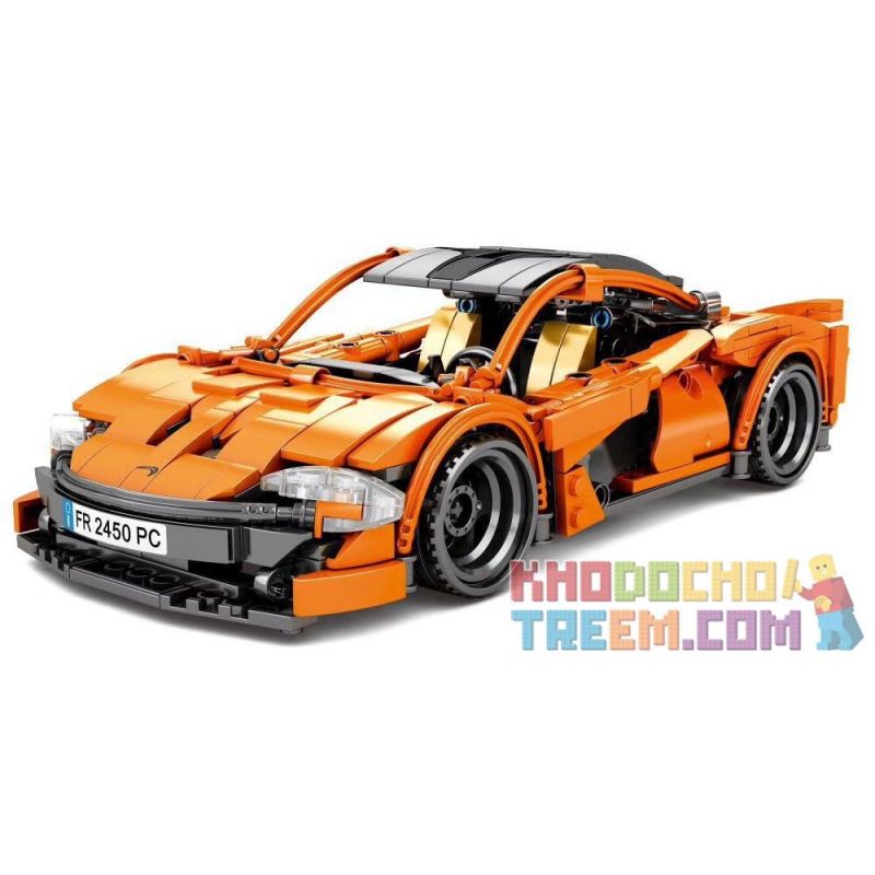 IBLOCK PL-920-154 920-154 PL920-154 SEMBO 701708 non Lego MCLAREN P1 LÙI XE bộ đồ chơi xếp lắp ráp ghép mô hình Speed Champions Racing Cars Đua Xe Công Thức 708 khối