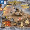 ZHEGAO QL0129 0129 non  XE TĂNG CHIẾN ĐẤU CHỦ LỰC M1A2 CỦA TRUNG QUỐC bộ đồ chơi xếp lắp ráp ghép mô hình Tank Battle TANKSFORCE Xe Tăng Đối Đầu 1051 khối