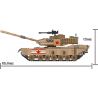 ZHEGAO QL0129 0129 non  XE TĂNG CHIẾN ĐẤU CHỦ LỰC M1A2 CỦA TRUNG QUỐC bộ đồ chơi xếp lắp ráp ghép mô hình Tank Battle TANKSFORCE Xe Tăng Đối Đầu 1051 khối