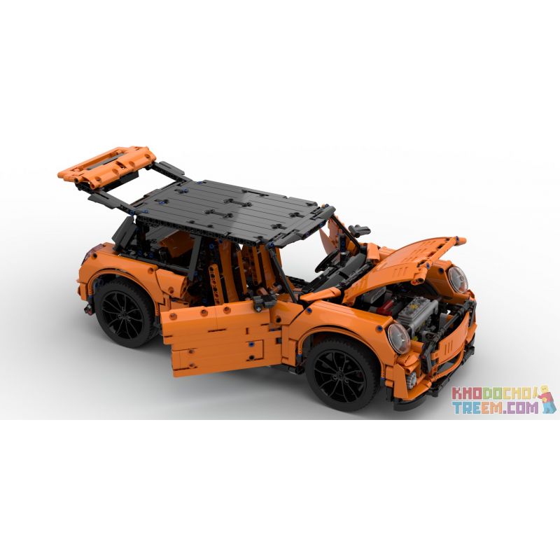 QIZHILE 23020 REBRICKABLE MOC-36559 36559 MOC36559 non  MINI COOPER F56 2016 8 | 42056 BỘ tỷ lệ 1:8 bộ đồ chơi xếp lắp ráp ghép mô hình  MINI COOPER F56 2016 | 42056 B-MODEL Kỹ Thuật Công Nghệ Cao Mô Hình Phương Tiện 1757 khối