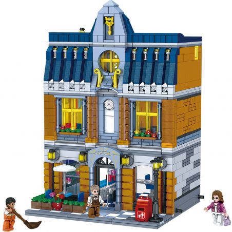 ZHEGAO QL0935 0935 non  ĐỒI NÚI bộ đồ chơi xếp lắp ráp ghép mô hình Creator HILL TAVERN Sáng Tạo 1367 khối