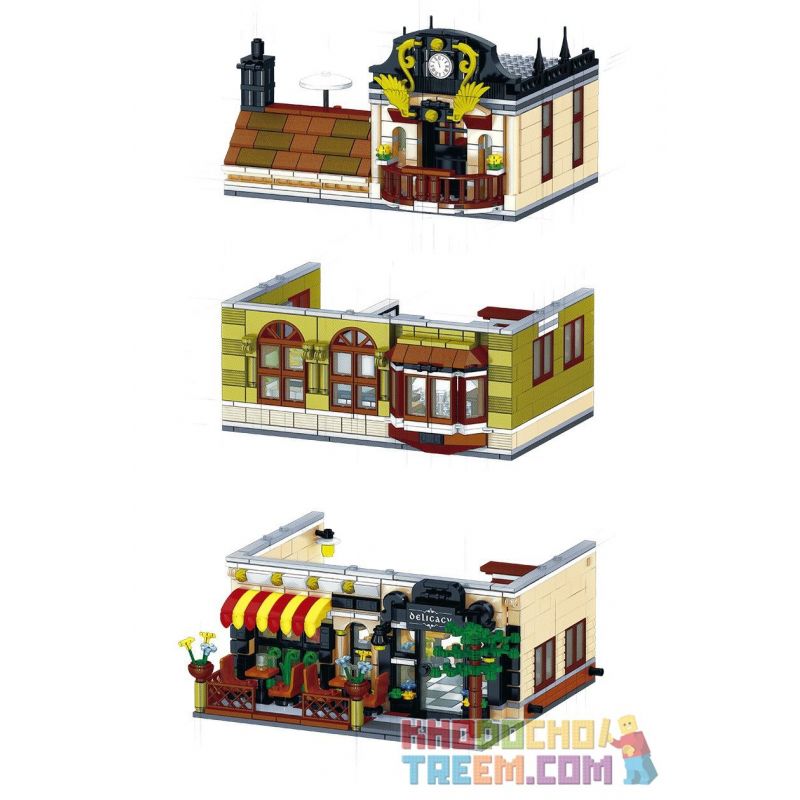 ZHEGAO QL0937 0937 non  NHÀ HÀNG TRUNG QUỐC XUNWEI bộ đồ chơi xếp lắp ráp ghép mô hình Creator CHINESE RESTAURANT Sáng Tạo 1326 khối ZHEGAO QL0937 0937 non  NHÀ HÀNG TRUNG QUỐC XUNWEI bộ đồ chơi xếp lắp ráp ghép mô hình Creator CHINESE RESTAURANT Sáng Tạo 1326 khối