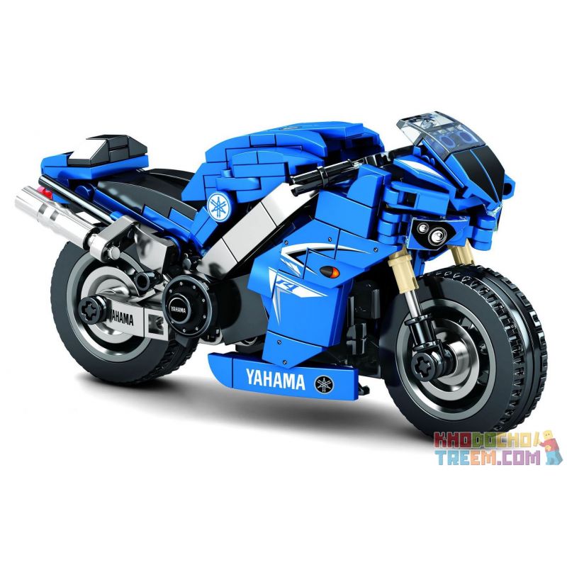 SEMBO 701102 SHENZHEN RAEL ENTERTAINMENT 50008 non Lego YAMAHA R1. bộ đồ chơi xếp lắp ráp ghép mô hình Motorcycle Motorbike Xe Hai Bánh 301 khối
