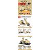 SEMBO 701104 SHENZHEN RAEL ENTERTAINMENT 50005 non  ĐỘNG CƠ CỪU NHỎ bộ đồ chơi xếp lắp ráp ghép mô hình Motorcycle Motorbike VESPA 150（1956） Xe Hai Bánh 256 khối