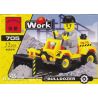 Enlighten 705 Qman 705 non  CHIẾC XE ỦI bộ đồ chơi xếp lắp ráp ghép mô hình City BULLDOZER Thành Phố 32 khối
