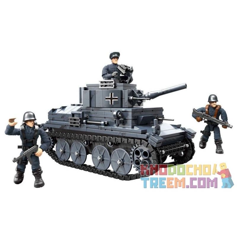 XIANG JUN XJ-901 non Lego BỂ NHẸ bộ đồ chơi xếp lắp ráp ghép mô hình Military Army PZKPFW 38T Quân Sự Bộ Đội 658 khối