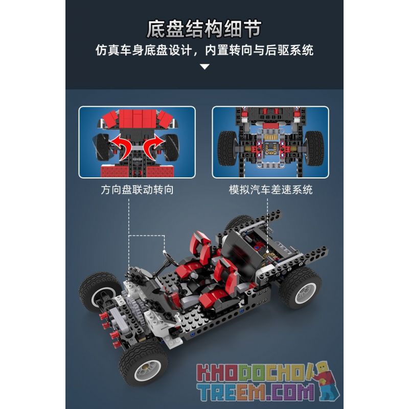 DOUBLEE CADA C61020 61020 non  XE ĐUA GTR R35 tỷ lệ 1:12.5 bộ đồ chơi xếp lắp ráp ghép mô hình Creator R35 SUPER CAR Sáng Tạo 1322 khối