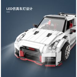 DOUBLEE CADA C61020 61020 non  XE ĐUA GTR R35 tỷ lệ 1:12.5 bộ đồ chơi xếp lắp ráp ghép mô hình Creator R35 SUPER CAR Sáng Tạo 1322 khối