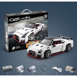 DOUBLEE CADA C61020 61020 non  XE ĐUA GTR R35 tỷ lệ 1:12.5 bộ đồ chơi xếp lắp ráp ghép mô hình Creator R35 SUPER CAR Sáng Tạo 1322 khối